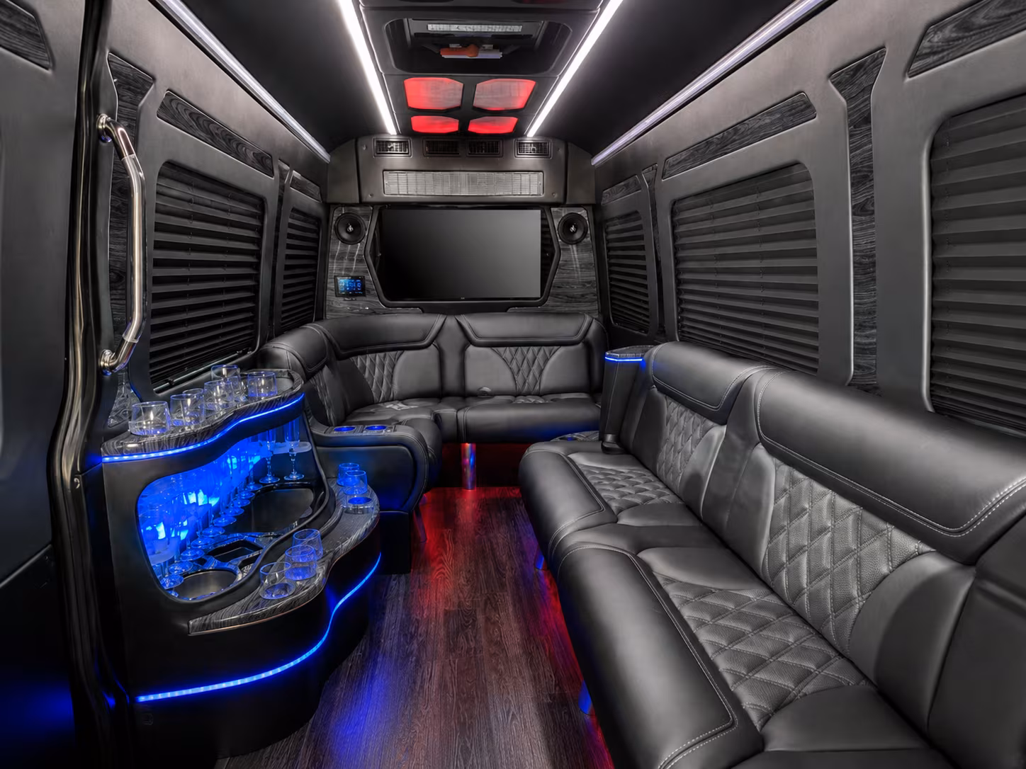 milpitas 50 passenger party bus interior