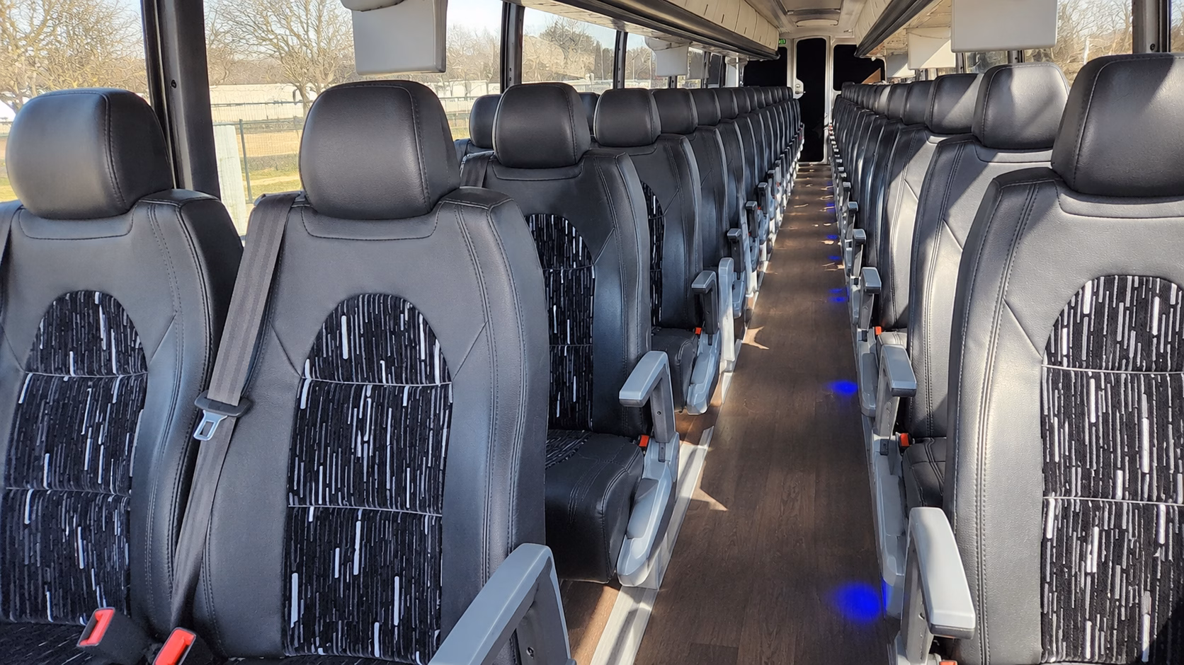 milpitas airport transportation onboard seating