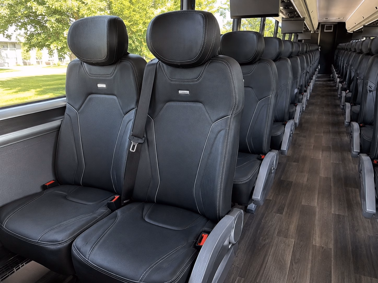milpitas charter bus interior